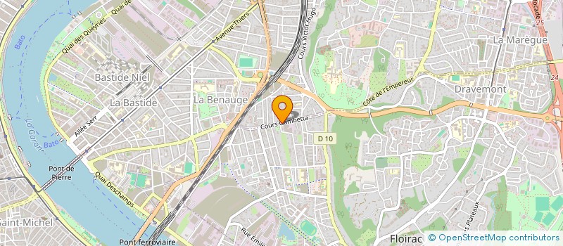 localisation de l'entreprise SCI GAMBETTA 73  FLOIRAC