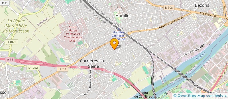 localisation de l'entreprise SCI GAMBETTA 78  CARRIERES-SUR-SEINE