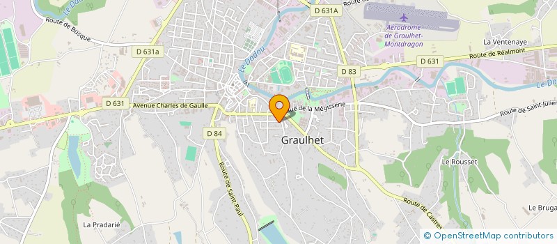 localisation de l'entreprise SCI GAMBETTA  GRAULHET