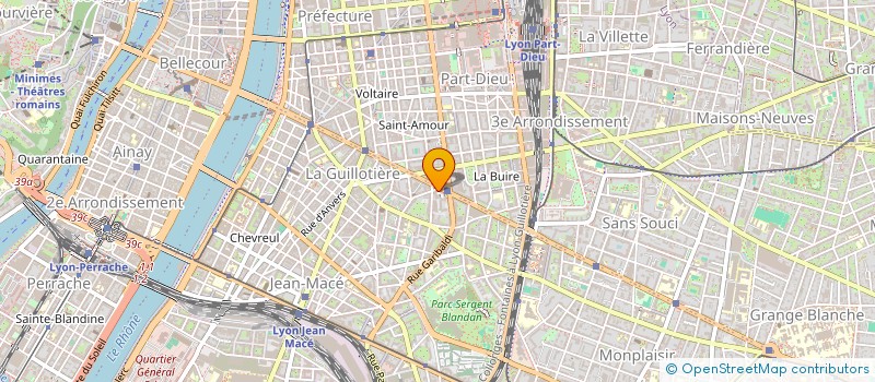 localisation de l'entreprise SCI GAMBETTA  LYON