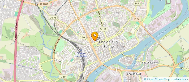 localisation de l'entreprise SCI GAMBETTA  CHALON-SUR-SAONE