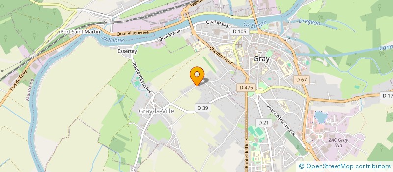 localisation de l'entreprise SCI GAMBETTA DIDILLON  GRAY-LA-VILLE