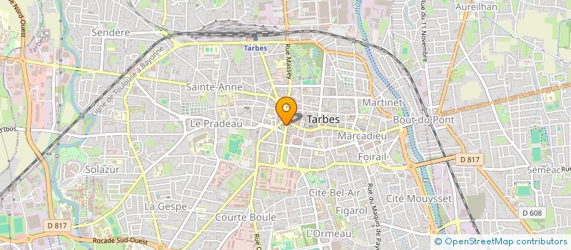 localisation de l'entreprise SCI GAMBETTA II  TARBES