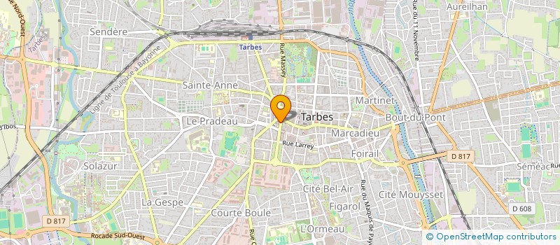 localisation de l'entreprise SCI GAMBETTA III  TARBES