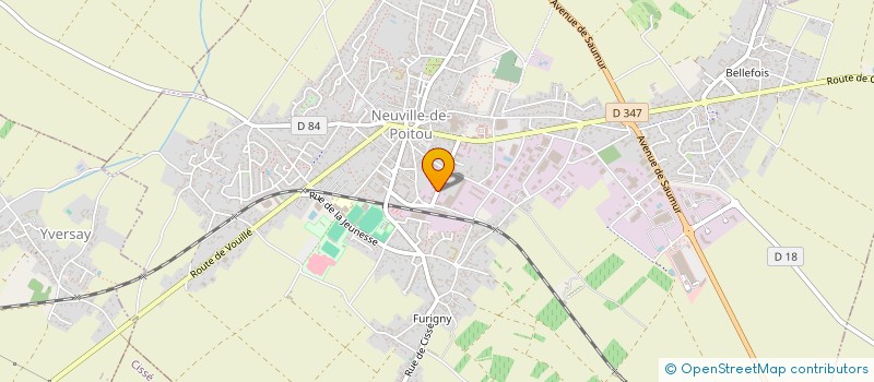 localisation de l'entreprise SCI GAMBETTA IMMO  NEUVILLE-DE-POITOU