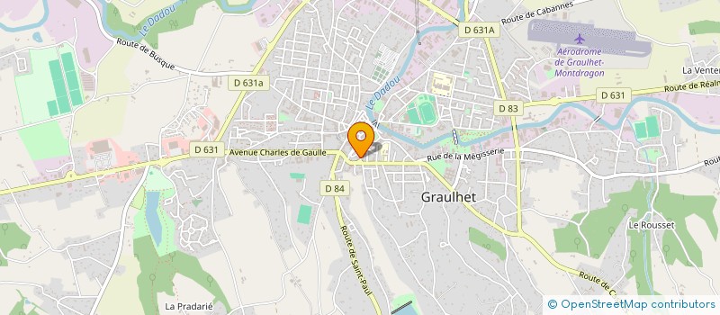 localisation de l'entreprise SCI GAMBETTA PRESSE  GRAULHET