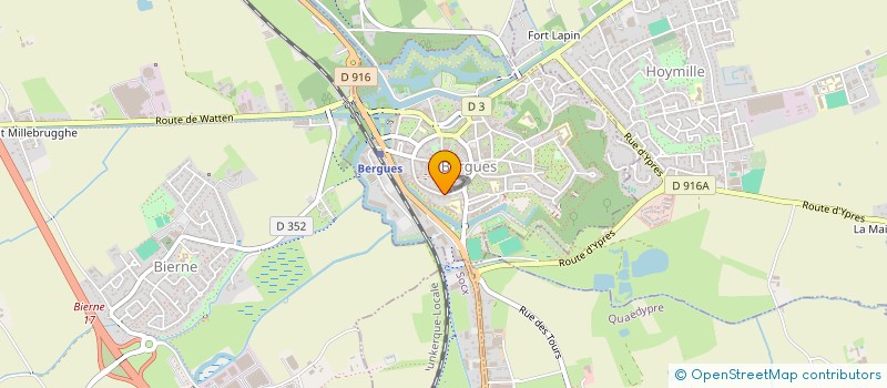 localisation de l'entreprise SCI GAMBETTA TJDC  BERGUES