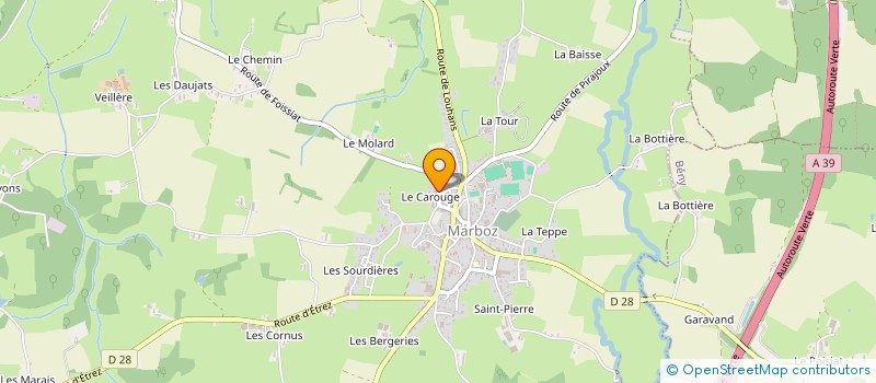 localisation de l'entreprise SCI GAMBEY  MARBOZ