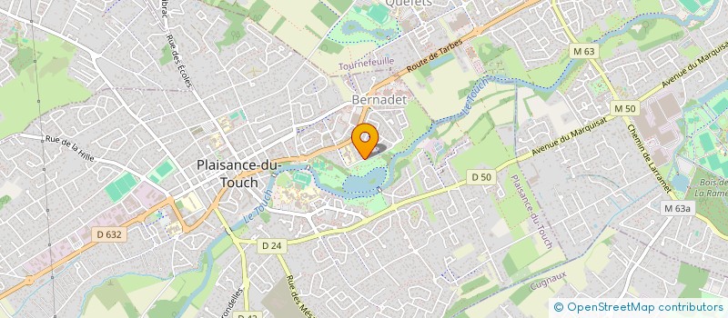 localisation de l'entreprise SCI GAMBIER 1  PLAISANCE-DU-TOUCH