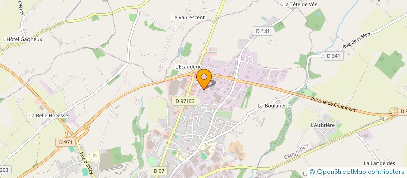 localisation de l'entreprise SCI GAMBILLON  COUTANCES