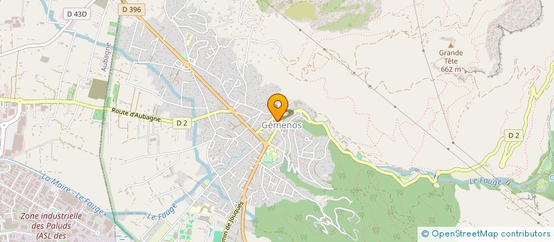 localisation de l'entreprise SCI GAMBLIN TAMARIS  GEMENOS