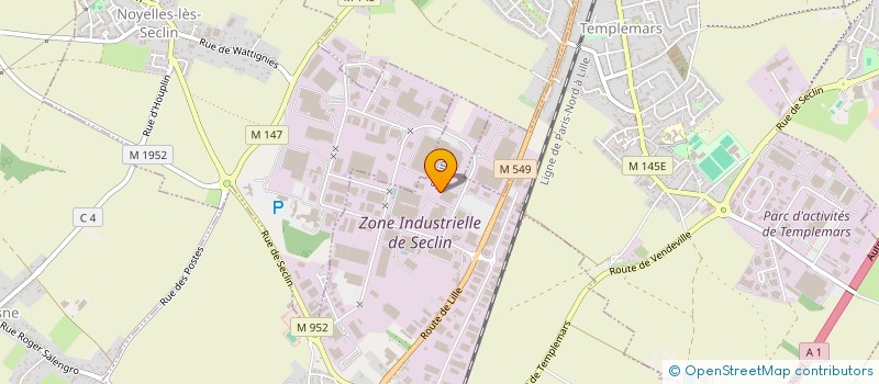 localisation de l'entreprise SCI GAMBRINUS à SECLIN