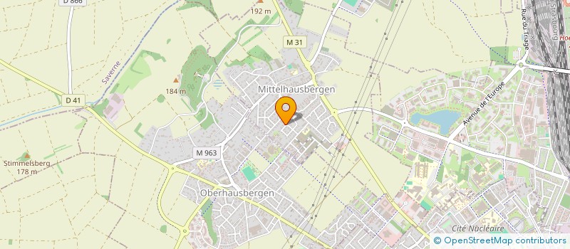 localisation de l'entreprise SCI GAMBS  MITTELHAUSBERGEN