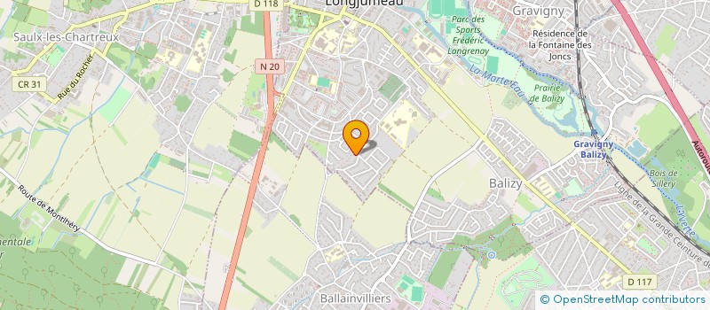 localisation de l'entreprise SCI GAMCA  LONGJUMEAU