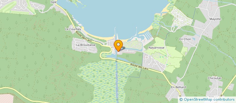 localisation de l'entreprise SCI GAME  BISCARROSSE