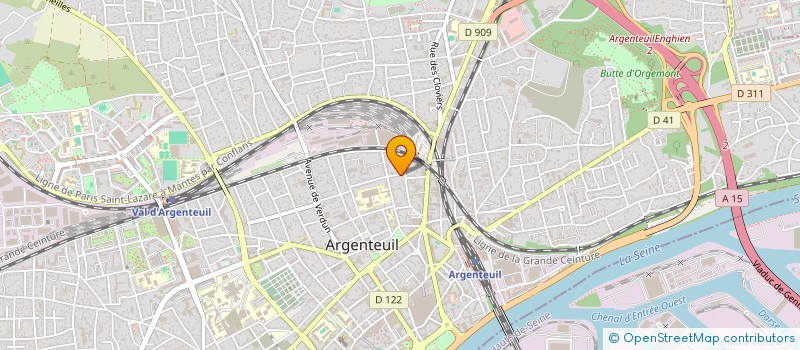 localisation de l'entreprise SCI GAME  ARGENTEUIL