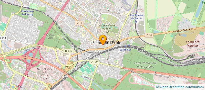 localisation de l'entreprise SCI GAMEL  SAINT-CYR-L'ECOLE