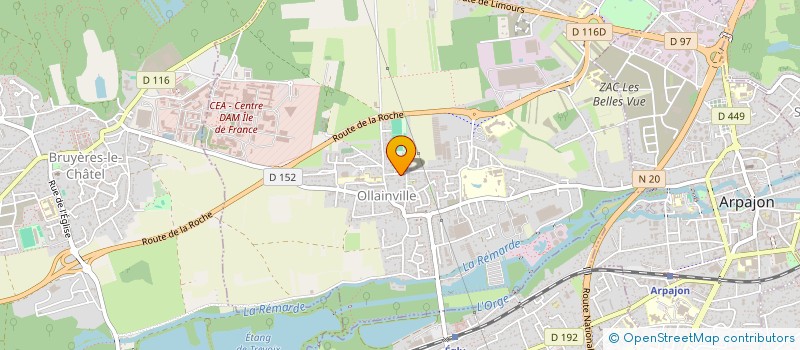 localisation de l'entreprise SCI GAMELLES ET ARPIONS  OLLAINVILLE