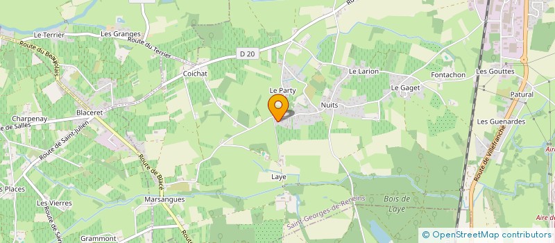 localisation de l'entreprise SCI GAMES IMMO 2  SAINT-GEORGES-DE-RENEINS