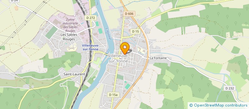 localisation de l'entreprise SCI GAMET  VILLENEUVE-SUR-YONNE