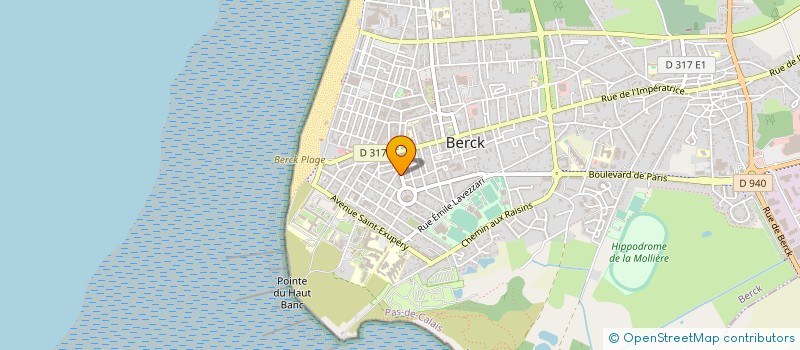 localisation de l'entreprise SCI GAMIN  BERCK