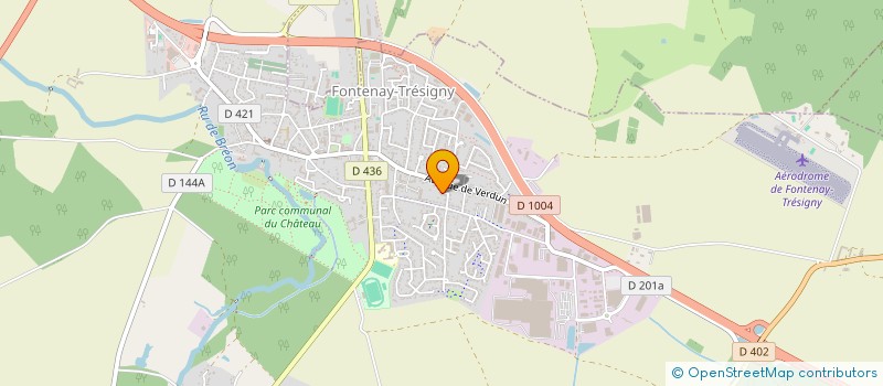 localisation de l'entreprise SCI GAMLAC  FONTENAY-TRESIGNY