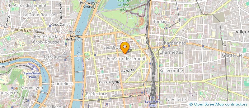 localisation de l'entreprise SCI GAMLIEL  LYON