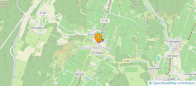 localisation de l'entreprise SCI GAMMA  BISSY-LA-MACONNAISE