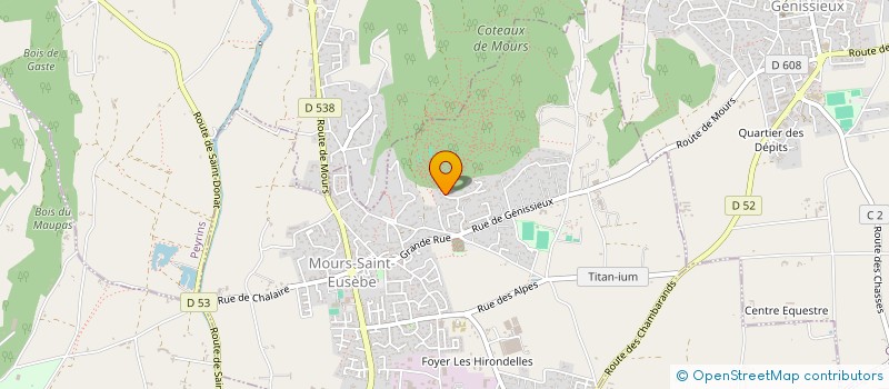 localisation de l'entreprise SCI GAMMA  MOURS-SAINT-EUSEBE