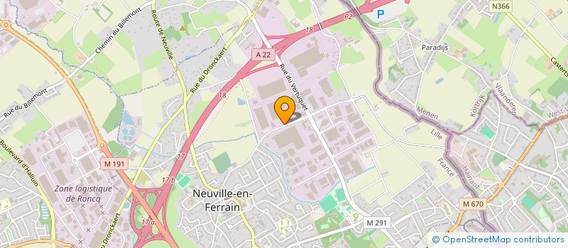 localisation de l'entreprise SCI GAMMA à NEUVILLE-EN-FERRAIN