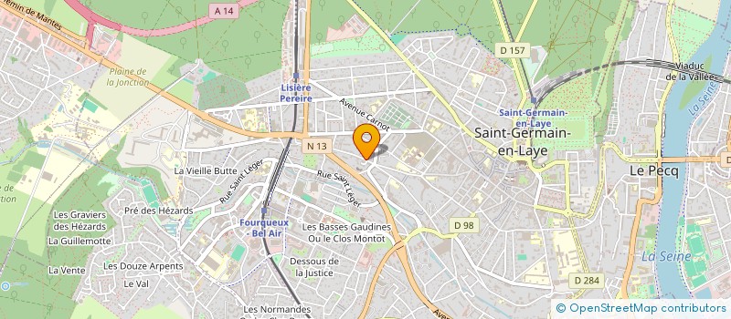 localisation de l'entreprise SCI GAMMA  SAINT-GERMAIN-EN-LAYE