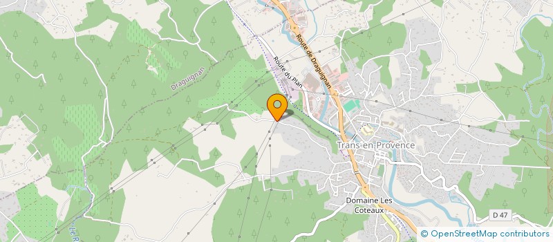 localisation de l'entreprise SCI GAMMA 83 à TRANS-EN-PROVENCE