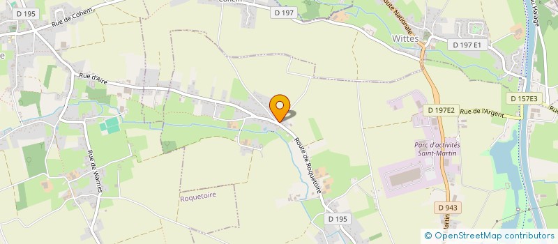 localisation de l'entreprise SCI GAMMESS  AIRE-SUR-LA-LYS