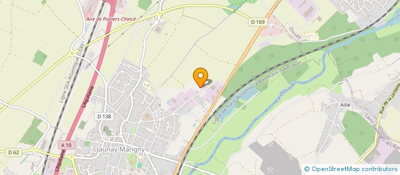 localisation de l'entreprise SCI GAMOLI  JAUNAY-MARIGNY