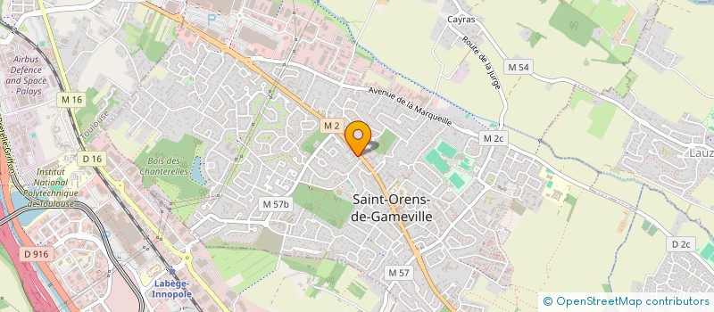 localisation de l'entreprise SCI GAMOSTEO  SAINT-ORENS-DE-GAMEVILLE