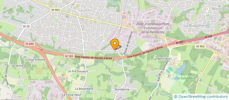 localisation de l'entreprise SCI GAMP à SAUTRON
