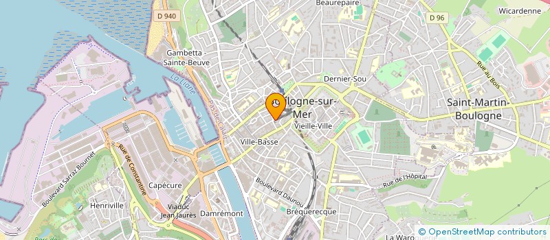 localisation de l'entreprise SCI GAMSET à BOULOGNE-SUR-MER