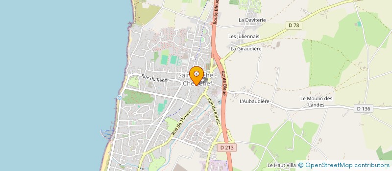 localisation de l'entreprise SCI GAMT  SAINT-MICHEL-CHEF-CHEF