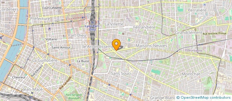 localisation de l'entreprise SCI GAMU  LYON