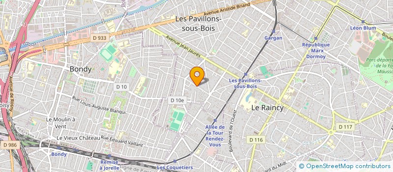 localisation de l'entreprise SCI GAN à LES PAVILLONS SOUS BOIS