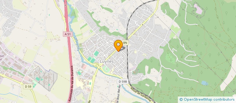 localisation de l'entreprise SCI GAN à AIX EN PROVENCE