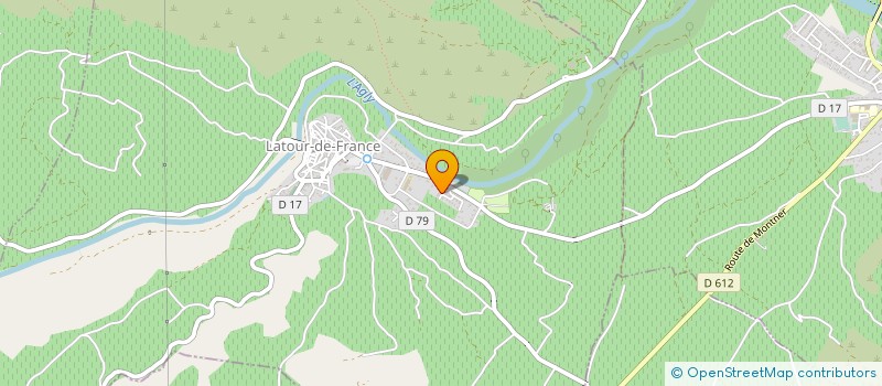 localisation de l'entreprise SCI GANAC  LATOUR-DE-FRANCE