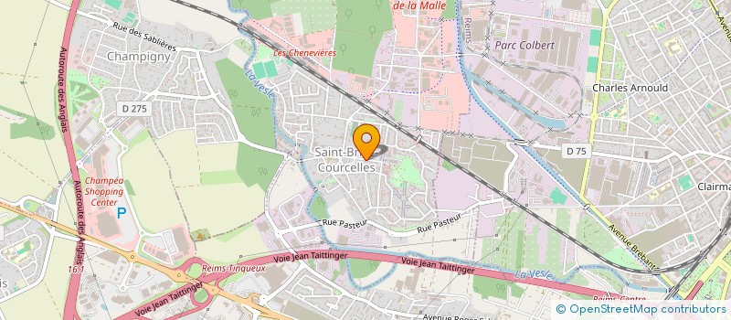 localisation de l'entreprise SCI GANACHE  SAINT-BRICE-COURCELLES