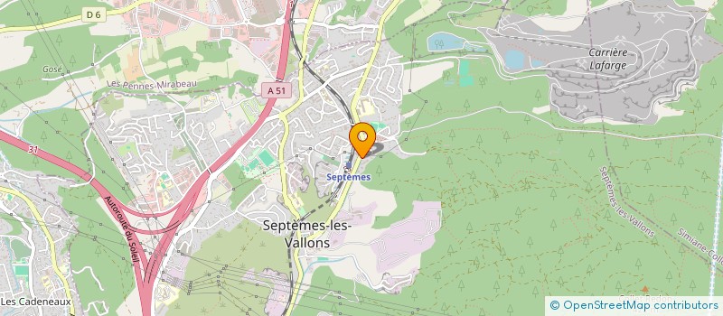 localisation de l'entreprise SCI GANAME à SEPTEMES-LES-VALLONS