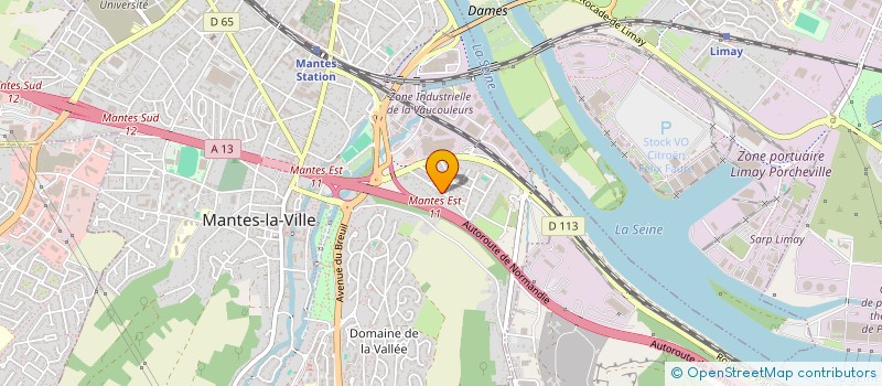 localisation de l'entreprise SCI GANAN IMMO  MANTES-LA-VILLE