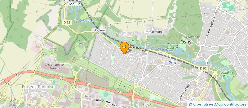 localisation de l'entreprise SCI GANAPATHI  OSNY