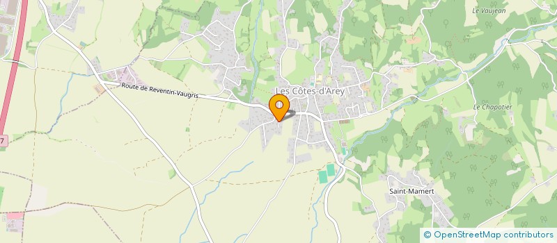 localisation de l'entreprise SCI GANASS  LES COTES-D'AREY