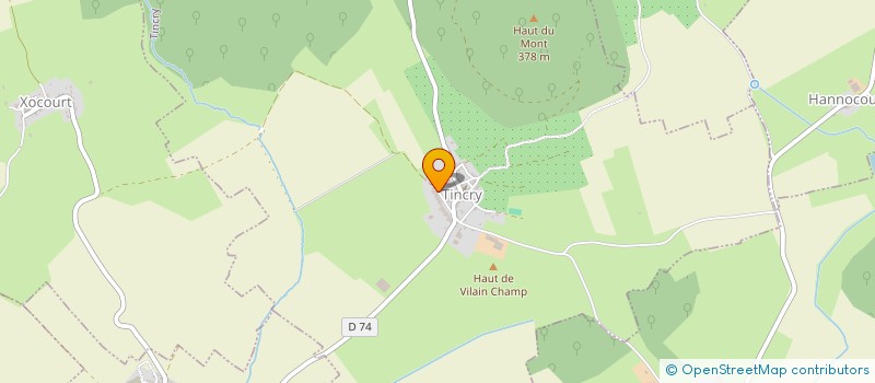 localisation de l'entreprise SCI GANBERI  TINCRY