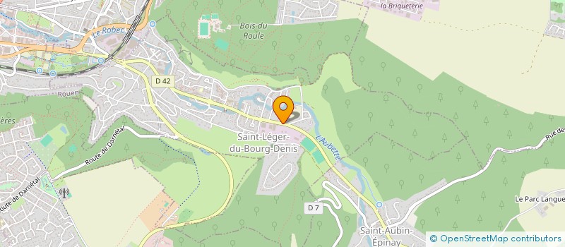 localisation de l'entreprise SCI GAND  SAINT-LEGER-DU-BOURG-DENIS