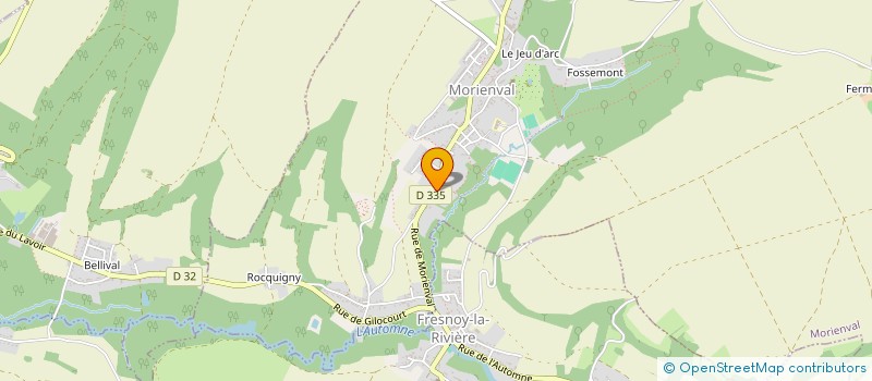 localisation de l'entreprise SCI GANDOSSI  MORIENVAL